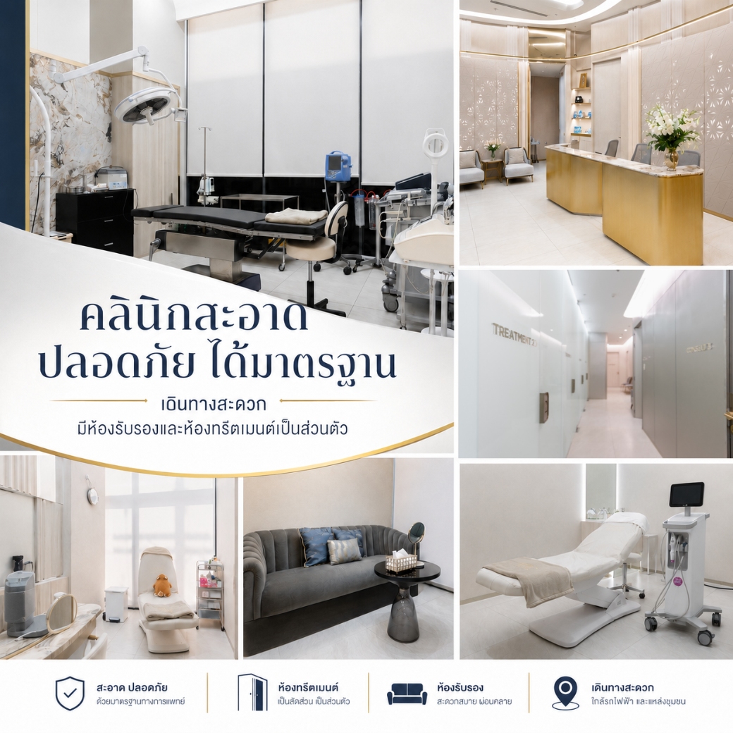 สะอาด ปลอดภัย มีห้องรับรองให้ความเป็นส่วนตัว